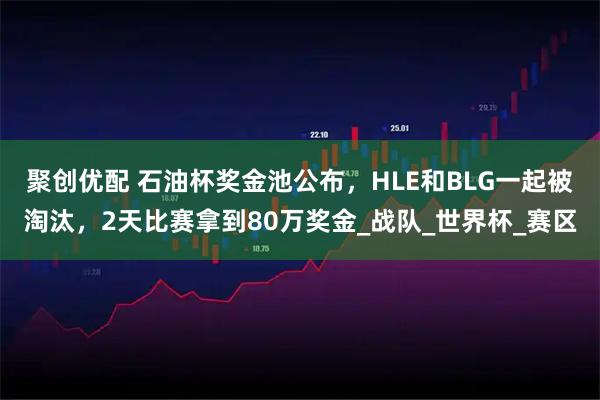 聚创优配 石油杯奖金池公布，HLE和BLG一起被淘汰，2天比赛拿到80万奖金_战队_世界杯_赛区